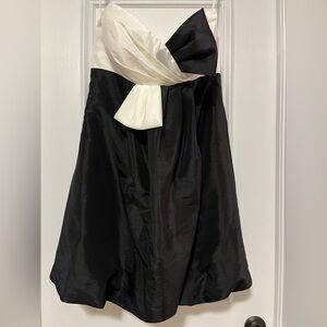 NWT Vintage Cire A Division of Landa Women’s Size 12 Black White Strapless Dress